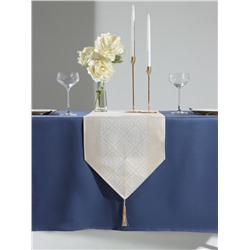 Дорожка на стол «Этель. Геометрия», 35×180 см, 200 г/м², бежевая