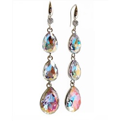 Серьги с чешскими кристаллами