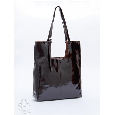 Сумка женская кожаная 5763P coffee Polina&Eiterou  в Новосибирске