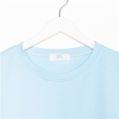 Костюм женский (толстовка, шорты) MIST, размер 40-42, голубой