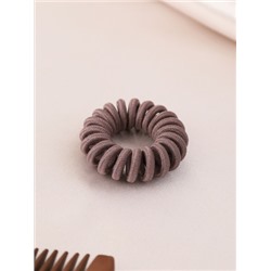 Резинка для волос коричневый / NSAL-22F /уп 100/