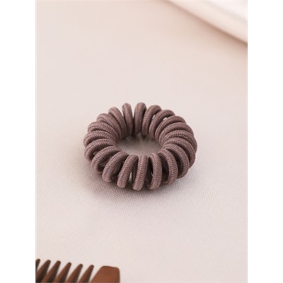 Резинка для волос коричневый / NSAL-22F /уп 100/