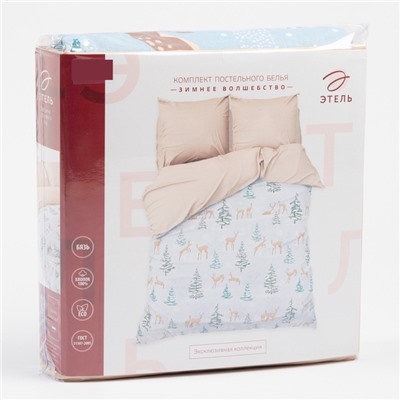 Постельное бельё 2-спальное «Этель. Зимнее волшебство», бязь