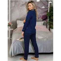 Пижама ПЖ-14 (Темно-синий)