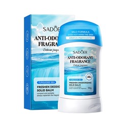 Твердый дезодорант-стик "Свежесть океана" Sadoer, 50 гр.