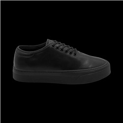 Кроссовки из натуральной кожи MS-S253 черные