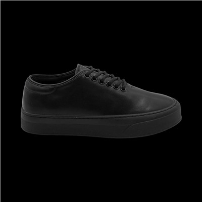 Кроссовки из натуральной кожи MS-S253 черные