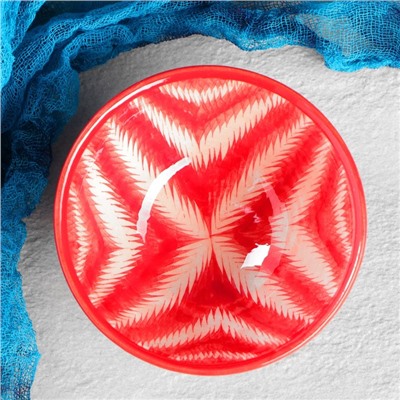 Набор чайный Шафран «Риштанская керамика», 9 предметов: чайник 800 мл, пиалы 6 шт. 300-500 мл, ляган, блюдце, разноцветный