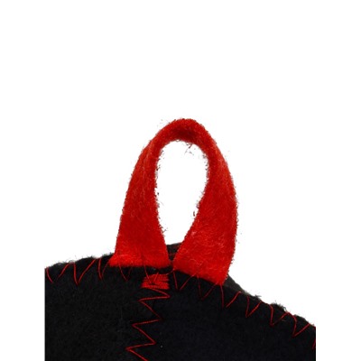 Шапка для бани и сауны, с аппликацией «Не верь слухам, я хуже», полиэфир 70%, шерсть 30%