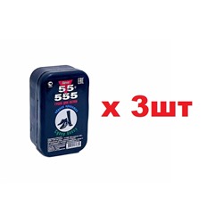 Супер Блеск Губка для обуви Черный 3шт