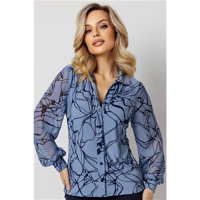 Блузка женская  7096/03/Голубой
