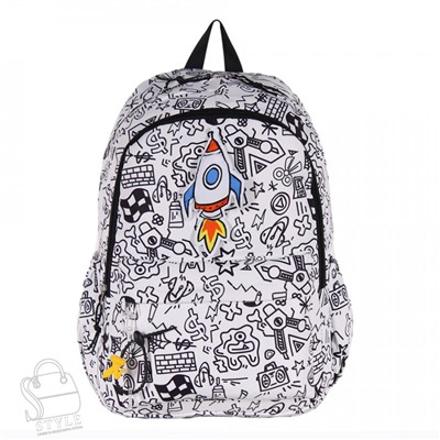 Рюкзак текстильный 5685PW black Sikaile