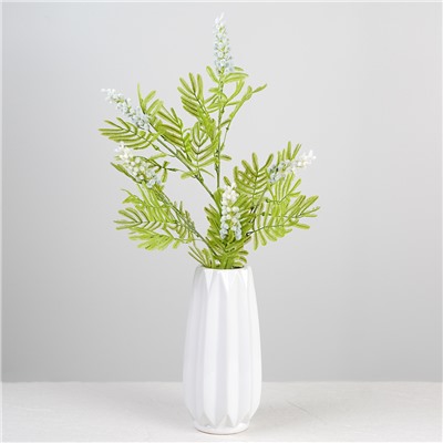 Цветок искусственный Мимоза 86 см / MNY-02 /уп 150/600/белая