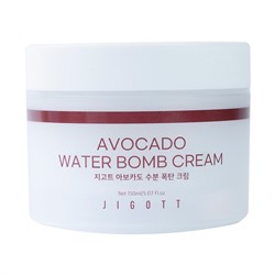 520561 Jigott Крем для лица увлажняющий с экстрактом авокадо / Avocado Water Bomb Cream, 150 мл