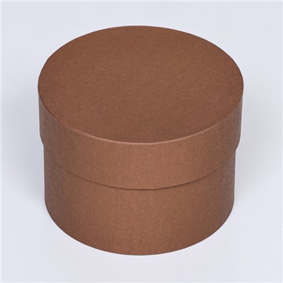 Набор круглых подарочных коробок 5 в 1«Кофе», 20×14 - 15×10 см