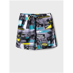Шорты текстильные плавательные для мальчиков, средней длины