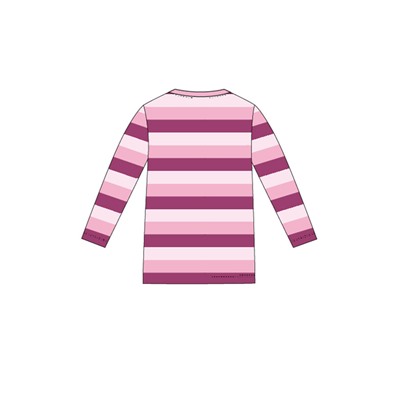 Фуфайка детская трикотажная для девочек (футболка с длинными рукавами)