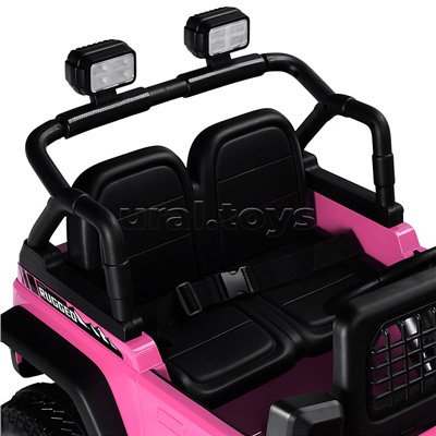 Электромобиль детский "Городской внедорожник" (цвет розовый)