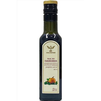 Масло Тыквенное, нерафинированное, стекло 250мл ЭКОПРОДУКТЫ, 1191096