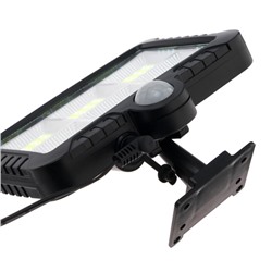 Светодиодный прожектор, уличный, на солнечной батарее 18 Вт, выносная панель, 6500К, свечение холодное белое