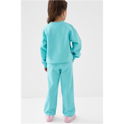 Комплект трикотажный для девочек: толстовка, брюки PLAYTODAY, 1243355
