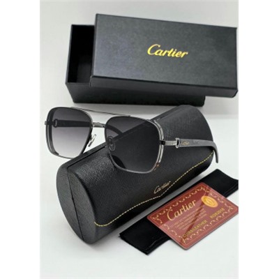 Набор мужские солнцезащитные очки, коробка, чехол + салфетки #22892518