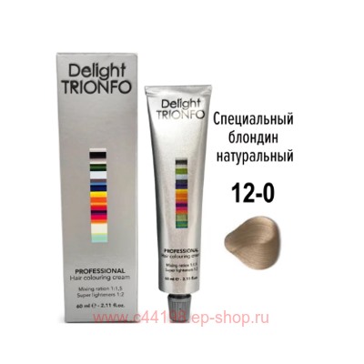 CD Делайт-Триумфо Стойкая Крем-краска для волос 12-0 специальный блондин натуральный 60 мл