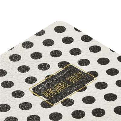 Ежедневник недатированный А6+ 256 стр. "Black&White.Горошек" 3-742/01 Bruno Visconti