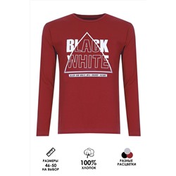 Футболка с длинным рукавом Black White ФН170