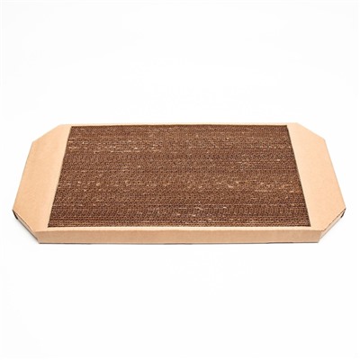 Когтеточка-лежанка для кошек «Пижон», 49×23×2.5 см, КРАФТ, гофрокартон