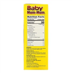 Hot Kid, Baby Mum-Mum, рисовые галеты с бананом, 24 шт., 50 г (1,76 унции)