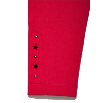 Трикотажные CONTE VEGAS Джеггинсы с металлическим декором