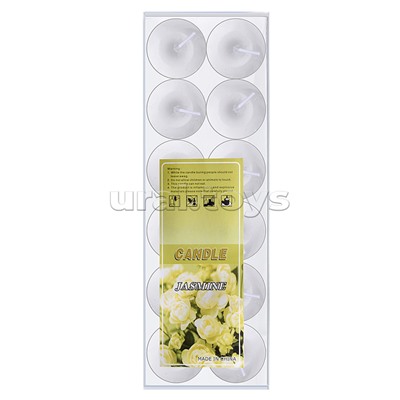 Набор свечей восковых (12шт х 3,5*1см) в ассортименте