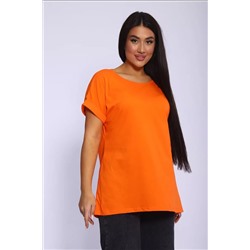 Футболка без рисунка с отворотами на рукавах, хлопок 100%, Арт. 561 НАТАЛИ, 1070920