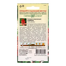 Семена цветов Сальвия Плейона* карликовая  4 шт.