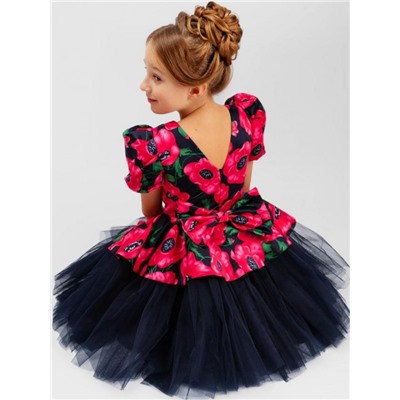 Платье нарядное для девочки SP2010 (Малиновый)