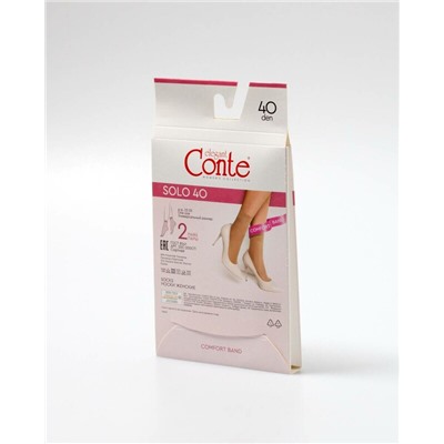 Полиамидные CONTE SOLO 40  Носки женские