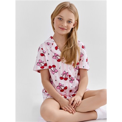 КОМПЛЕКТ ДЛЯ ДЕВОЧЕК (РУБАШКА, ШОРТЫ) 567745