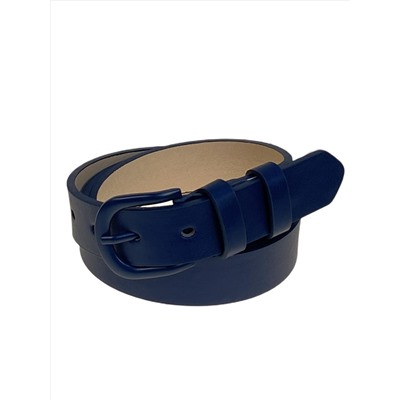 Ремень женский из искусственной кожи, цвет синий