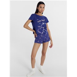 КОМПЛЕКТ ЖЕНСКИЙ (ДЖЕМПЕР, ШОРТЫ) 592290