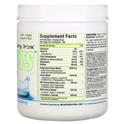 ALLMAX Nutrition, KetoCuts, кетогенный энергетический напиток, голубая малина, 240 г (8,47 унции)
