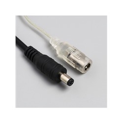 Гирлянда «Конский хвост» 10 нитей по 1 м, IP20, серебристая нить, 100 LED, свечение белое, 8 режимов, 12 В