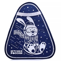 Ледянка c принтом 42*48 см темно-синяя