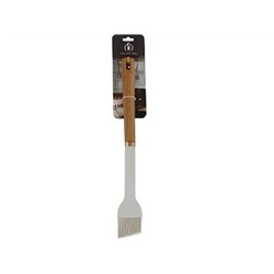 Кисточка кондитерская силикон 34*4,5*1,5см белый дерев/ручка H7542-23-3