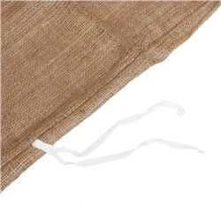 Мешок джутовый, 50×90 см, плотность 260 г/м², плетение 46×34 нити, с завязками