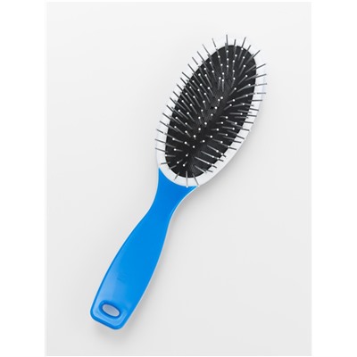 Расчёска массажная, 6×22 см, металлические зубчики, МИКС