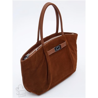 Сумка женская кожаная 2423YF brown Polina&Eiterou