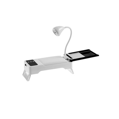 Лампа для маникюра, LED, 24 диода, 72 Вт, USB, складная, с дисплеем, белая