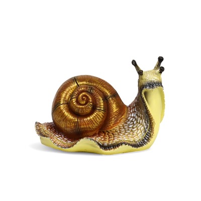 Садовая фигура из полистоуна «Улитка», 18×26×15 см
