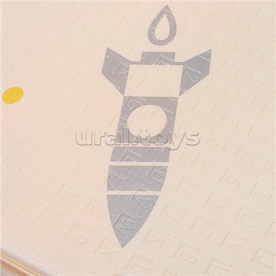 Коврик развивающий "Веселые зверята" (120*180*0.8cm)